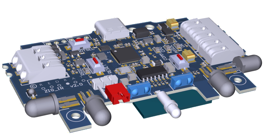 3D image of the ZigIR generated by the CAD package